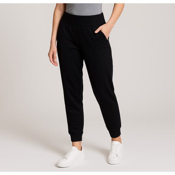 Sage Collective Pants - Sage Collective Black Jogger Pants Women’s Size L Pull On High Rise Pockets